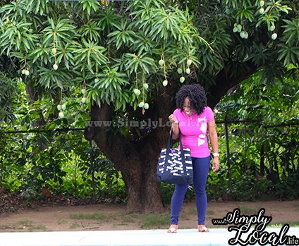 Jamaican Mango Season girl laughing