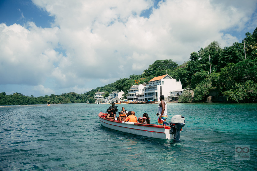 boat ride Blue Lagoon Jamaica