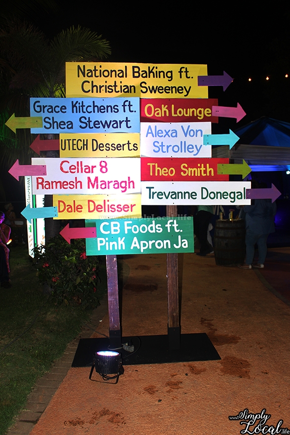 Jamaica Food Drink Fest signs