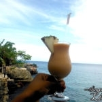 vacation pineapple cocktail